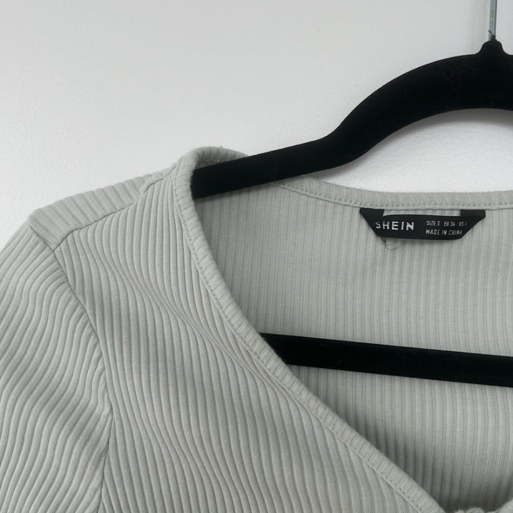 Ribbed Tie Top - Picture 2 of 5